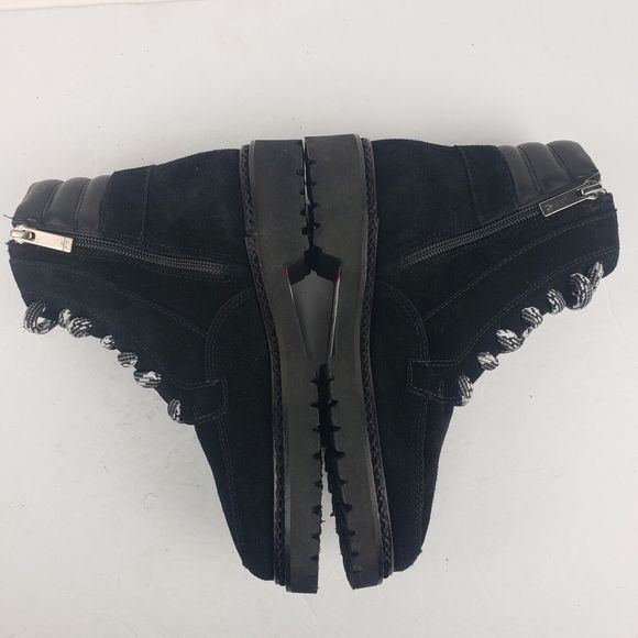 AQUATALIA Women's Mayra Boot Black Size 5 Weatherproof Lace-Up Quilted - Picture 10 of 12